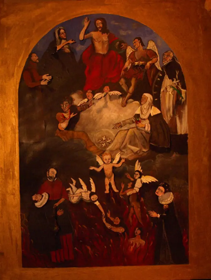 Nach dem Altarbild des Konventes Santa Maria della Grazie in Gesualdo
